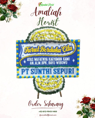 Papan Bunga Duka di Megamendung